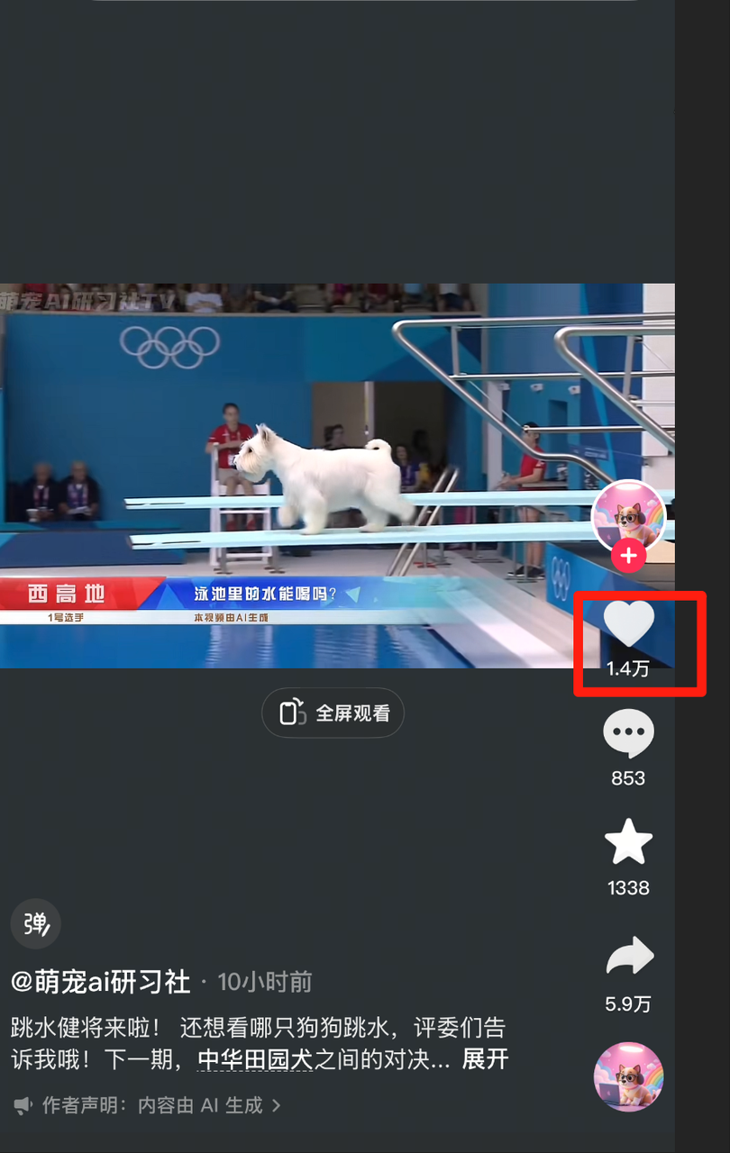 【n8n教程】一键生成爆款视频——动物跳水​