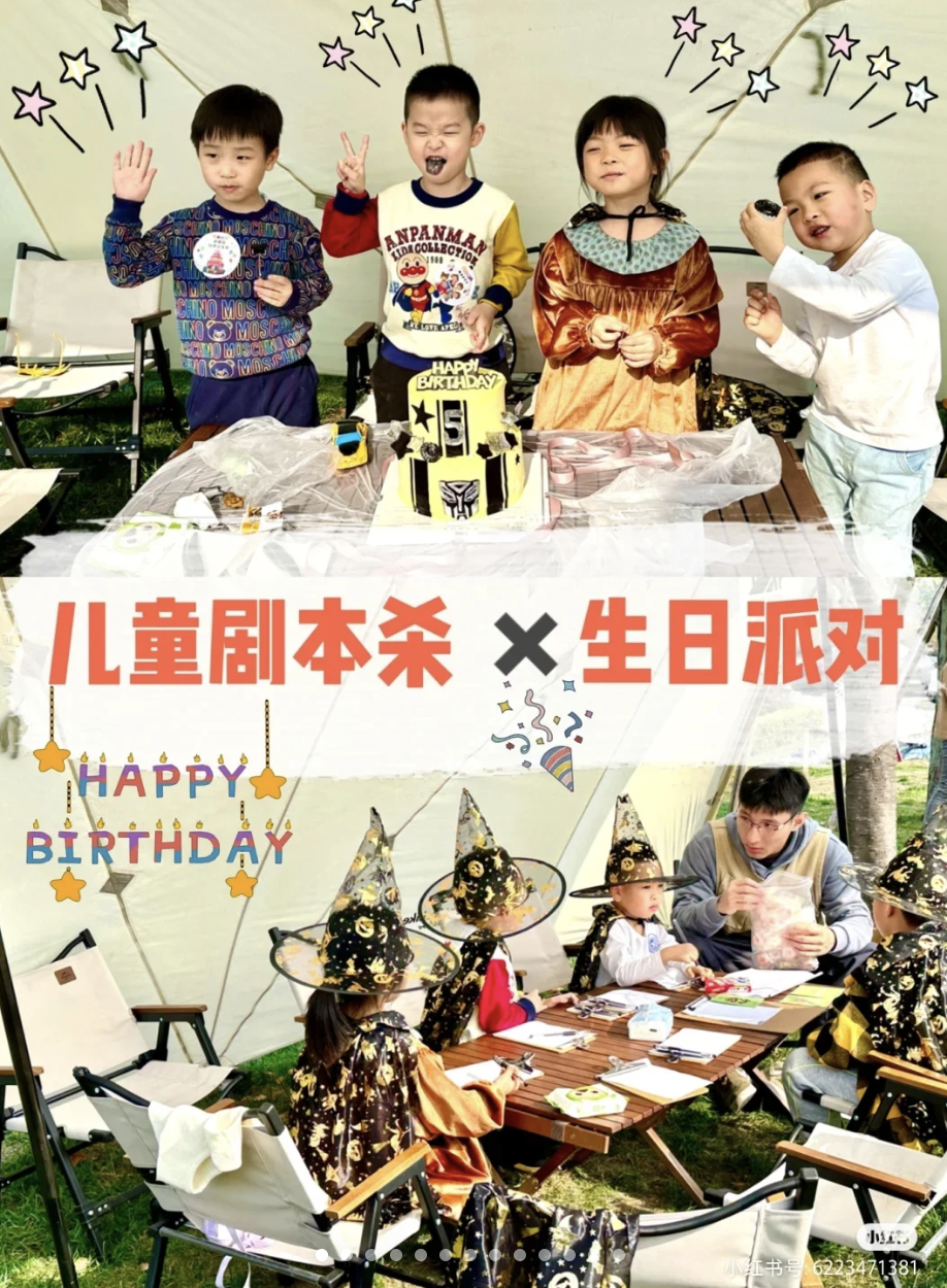 5000元启动资金，三个月跑通儿童剧本杀结合生日派对业务​