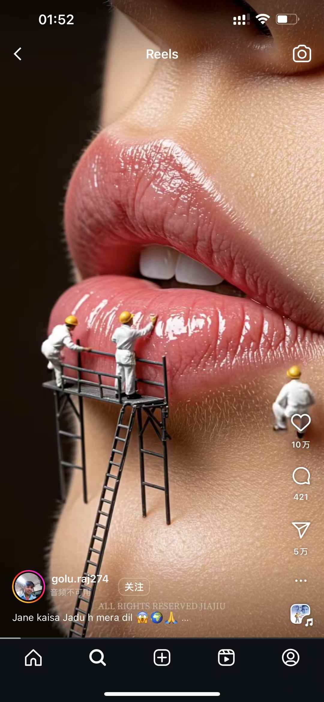 AI 制作微观小人视频，流量爆炸​