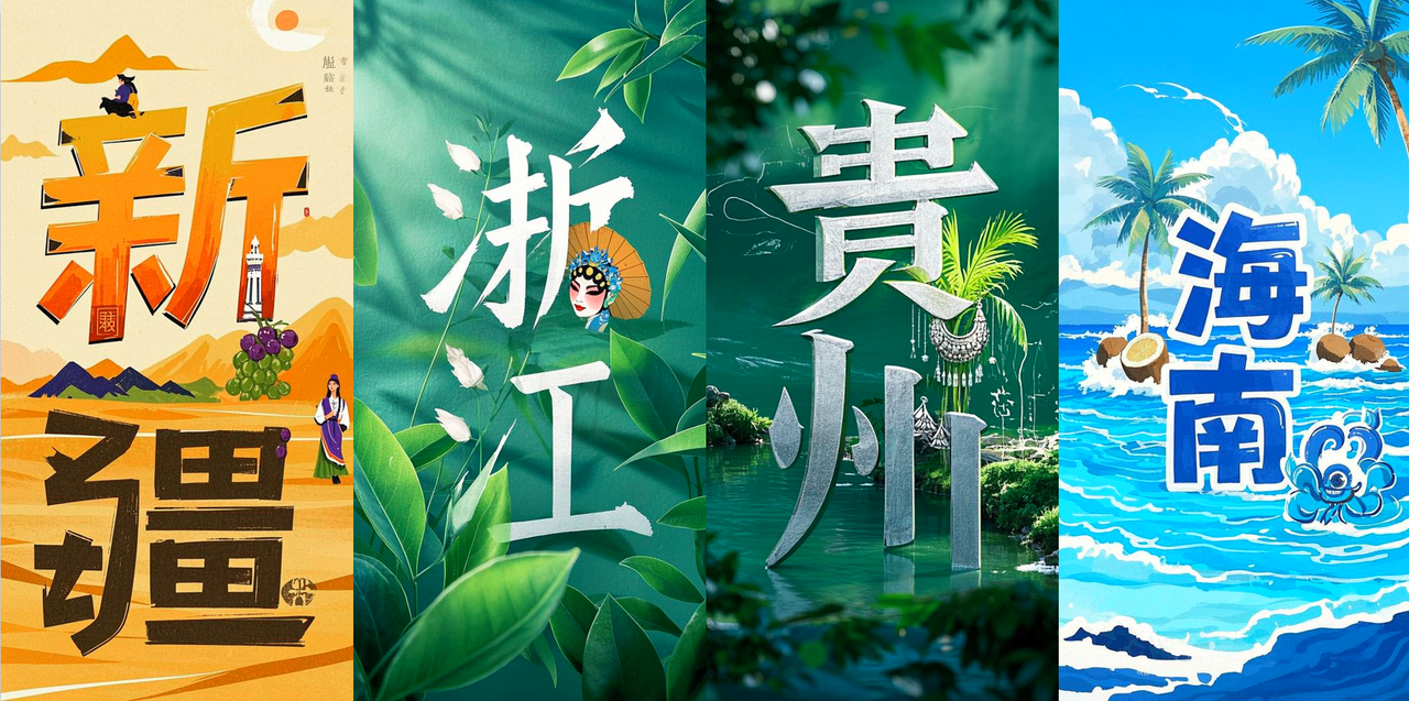 地名海报智能体，真好玩​