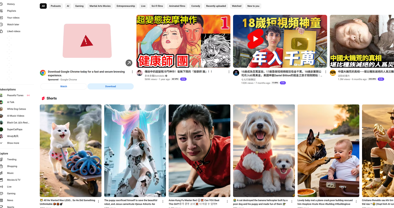 油管新手，YouTube航海第12天靠1条视频1天涨粉上万​