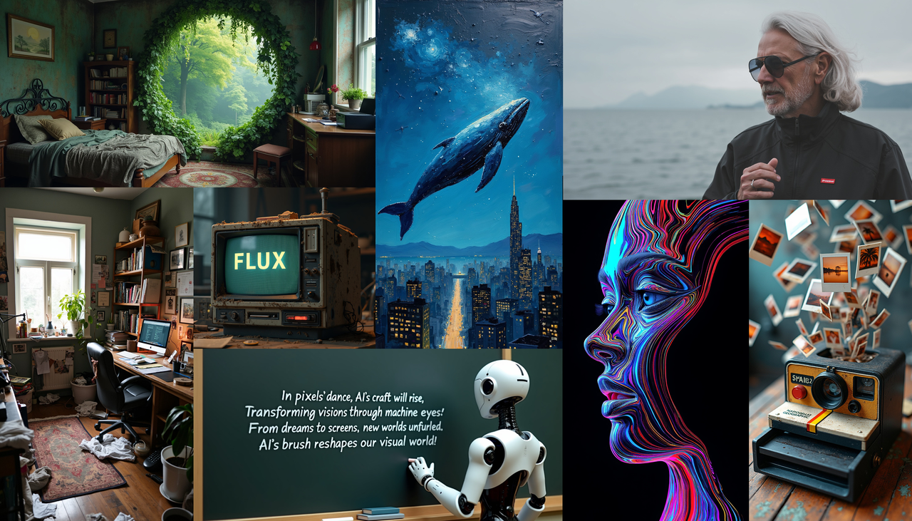 Flux AI 绘画新王者， 一文揭秘爆火的 Flux 工作流​