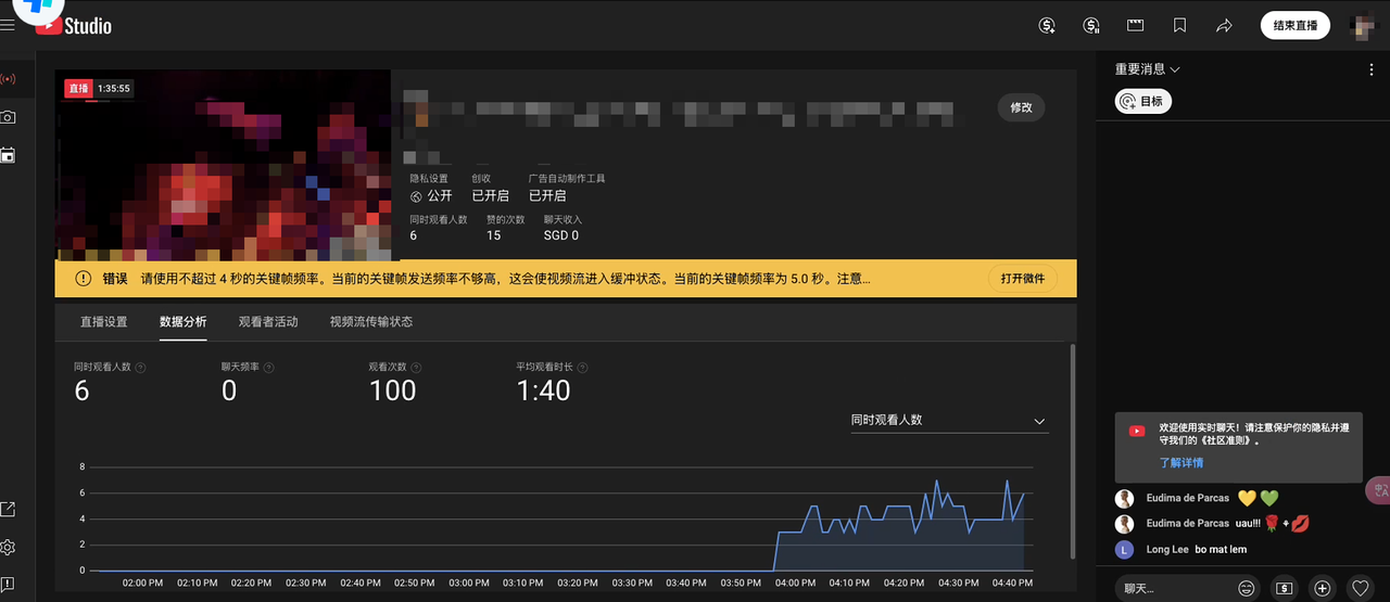Youtube低成本24小时直播间脚本​