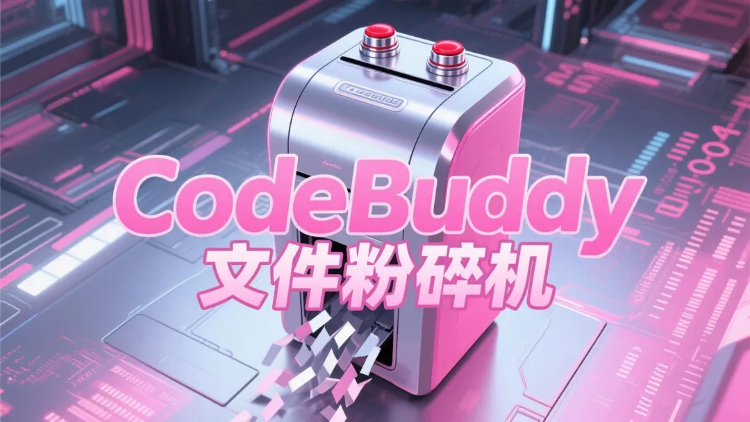腾讯CodeBuddy加持GPT-5，从0撸一个文件粉碎机！隐私无忧！​