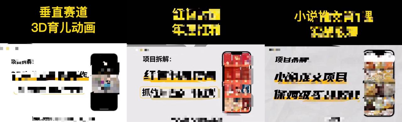 创业粉经验分享（视频类项目拆解）​